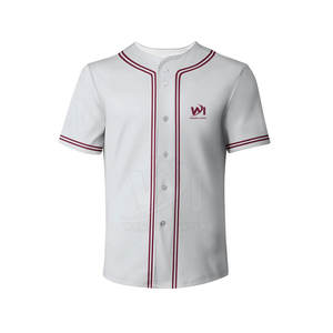 Jersey de Béisbol Ligero con Botones Completos, MOQ Bajo, Ropa de Equipo, Superventas, Precio Económico, Jersey de Béisbol al Por Mayor Hecho en Pakistán - Product Image 5