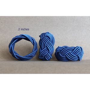 Juego de Anillos para Servilletas de Tela con Diseño de Nudos Artesanales, Accesorio Decorativo Hecho a Mano para Bodas, Eventos y Hostelería - Product Image 4