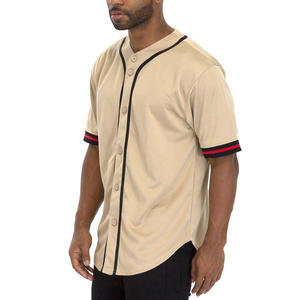 Camiseta de Béisbol para Hombre a Precio Accesible, Transpirable, de Manga Corta, Corte Regular, Color Sólido, Ropa Deportiva, Camiseta de Béisbol en Venta - Product Image 5