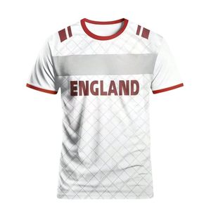 Maillot de football personnalisé OEM/ODM avec nom et numéro d'équipe, imprimé par sublimation, séchage rapide, 100% polyester, maillot d'entraînement pour adultes, manches courtes - Product Image 1