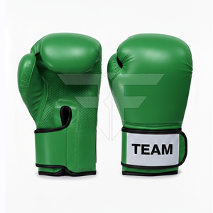 Ensembles de boxe sur mesure en cuir de vachette véritable, kits de combat et gants de boxe neufs pour arts martiaux, logo personnalisé - Product Image 1
