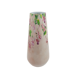 Ensemble de 2 petits pots de fleurs à motifs floraux, autocollants en émail, taille extra petite, superbe pot de fleurs pour la décoration de la maison et du jardin - Product Image 1