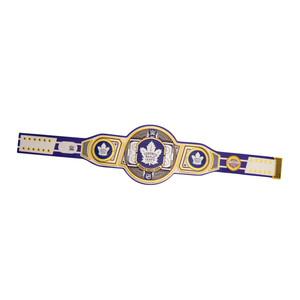 เข็มขัดแชมป์ทีมโตรอนโต เมเปิลลีฟส์ คุณภาพสูง เข็มขัดแชมป์มวยปล้ำ ของสะสมสำหรับแฟน NHL เข็มขัดกีฬาแบบปรับแต่งได้ - Product Image 5
