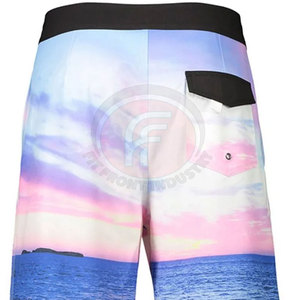 Wholesale Men Solid Casual <b>Mid</b> Canvas Sublimation Shorts Custom Design Quick Dry Breathable Eco-Friendly Material Running - Product Image 6