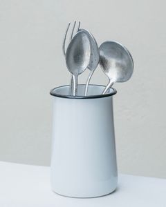 ที่วางช้อนส้อมเหล็กดีไซน์หรูหราสำหรับจัดระเบียบเคาน์เตอร์ครัว เพิ่มพื้นที่รับประทานอาหารด้วยที่เก็บของโลหะและดีไซน์ทันสมัย - Product Image 3