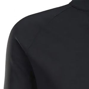 Black <b>Long</b> <b>Sleeve</b> Quarter Zip Pullover Men's Golf Sports Shirt Performance Wear Outdoor <b>Training</b> <b>Top</b> Casual Athletic Apparel - Product Image 6