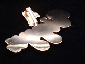 Pendentif personnalisé en forme d'émeraude avec nom, lettres superposées VVS1, en argent 925, 5,0 pouces, style hip-hop massif, bijoux de luxe sur mesure - Product Image 4