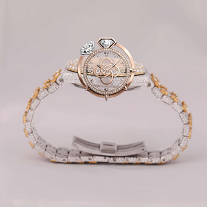 Factory Direct Full Moissanite Diamond Watch Men Luxury VVS Stone <b>Automatic</b> Wristwatch - Product Image 4