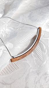 สร้อยคอโชคเกอร์ไม้ธรรมชาติขัดเงาสีน้ำตาลคลาสสิกน้ำหนักเบา ดีไซน์ทันสมัย รุ่นใหม่ล่าสุด ZAMZAM IMPEX ZZJ 1969 สำหรับงานศิลปะ - Product Image 4