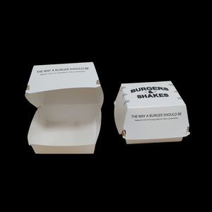 Factory Price Biodegradable Eco-Friendly Rigid Paper Burger Packaging Disposable Takeout <b>Container</b> - Product Image 4