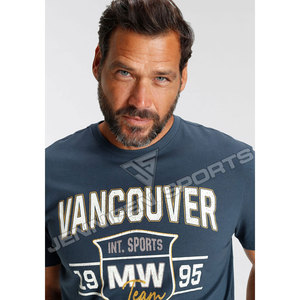 Tissu jersey 100% coton léger de haute qualité, personnalisable, 240 grammes, imprimé numériquement, respirant, coupe classique pour homme - Product Image 3
