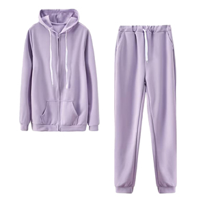Conjunto Deportivo Casual de Dos Piezas para Mujer, Chaqueta con Cremallera de Manga Larga y Pantalones, Conjuntos de 2 Piezas de la Mejor Calidad - Product Image 1