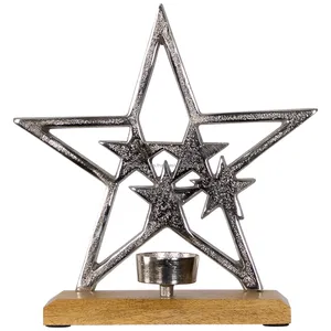 Support de bougie en métal fait main par l'usine OEM pour centre de table de mariage, décoration de table à manger, décoration de maison de luxe, fabriqué par Zahid exports - Product Image 3