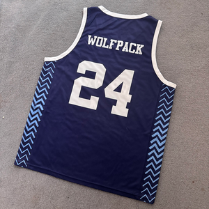 Camiseta de Baloncesto Personalizada con Impresión por Transferencia de Calor, de Secado Rápido y Manga Corta para Equipos - Product Image 2