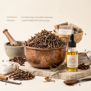 Varillas de Clavo Secas Aromáticas de Origen Indonesio, Pedido a Granel B2B, Especias, Materia Prima, MOQ 24 Toneladas FCL 25kg Global - Product Image 2