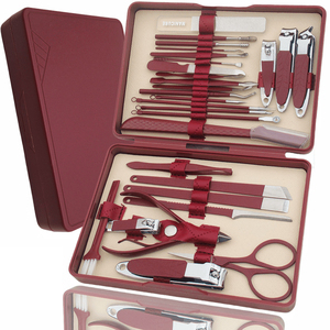 Ensemble de manucure et pédicure en acier inoxydable de haute qualité à bas prix, outil de soin des pieds, professionnel, pour femmes et hommes, ensemble de coupe-ongles - Product Image 1