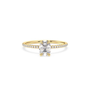 Bijoux fins pour femmes REYES, best-seller, design classique, or massif 14 carats, diamants de laboratoire HPHT CVD, bagues de fiançailles pour femmes - Product Image 2