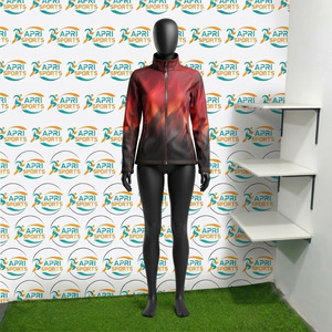 Vestes softshell pour hommes fabriquées en usine, vente directe, polyester et nylon, fermeture éclair, imperméables, en promotion. - Product Image 2