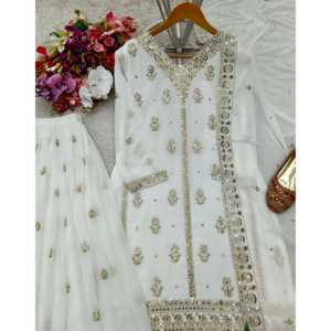 Beau haut de soirée-Sarara et Fancy Dupatta pour les robes de bal - Product Image 2