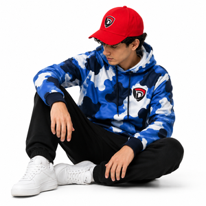 Gorra de Béisbol Roja de 6 Paneles con Logotipo de Letra en Relieve en el Panel Frontal, Gorra Casual Ajustada Unisex para Adultos, de Algodón Satinado con Transferencia Térmica - Product Image 5