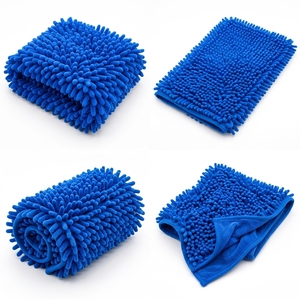 Toallas de coche suaves para limpieza de vehículos con envío y entrega, toallas de coche personalizadas, fuertemente absorbentes, con logotipo y tamaño bordados a medida. - Product Image 4