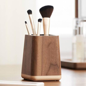 Porte-stylos en bois pour organisateur de bureau, organisateur de bureau personnalisé, support de papeterie de bureau, porte-stylos, fournisseur en gros - Product Image 5