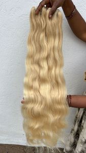 Extensiones de Cabello Humano Rubio Indio de 22 Pulgadas - Product Image 2