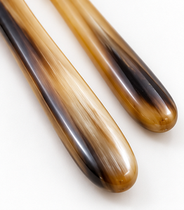 Ensemble de cuillères à servir en corne naturelle faites à la main, 6 pièces, couverts artisanaux pour la maison, la cuisine, le restaurant, l'hôtel et les cadeaux - Product Image 4