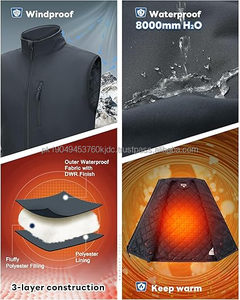 Women's Lightweight Waterproof <b>Fleece</b> <b>Lined</b> Hooded Softshell Rain <b>Jacket</b>, Warm Windbreaker Long Coat - Product Image 4