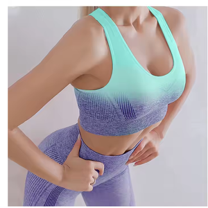 Yoga Fitness Wear Sexy Active Wear Yoga Workout <b>Sets</b> Yoga Bra And Leggings Pants <b>Set</b> For <b>Woman</b> - Product Image 5