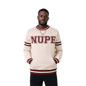 Sudadera de Felpa Premium con Cuello Redondo y Bordado del Escudo de la Fraternidad Kappa Alpha Psi Nupe, Talla Real - Product Image 1