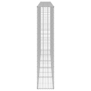 Galvanised Steel Gabion Wall with <b>Covers</b> 118.1x11.8x59.1 <b>for</b> <b>Fencing</b> Trellis & Gates - Product Image 4