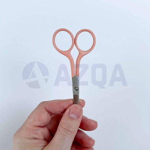 Stainless Steel Matte Black Color Coated Embroidery <b>Scissors</b> with Leather Pouch for Thread Cutting <b>Sewing</b> and Needlework - Product Image 4