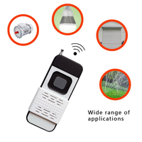 Télécommande universelle sans fil RF 433/315 MHz avec apprentissage et code évolutif, en plastique, longue portée pour éclairage, portail, porte de garage, moteur