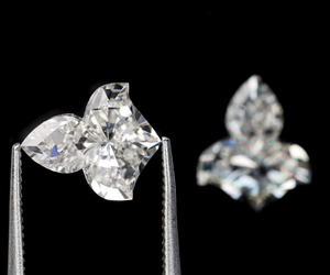 OM GEMS Par de Diamantes Cultivados en Laboratorio, Corte Hoja, Forma Única, 2.25 ct, Color E,F, Claridad VVS,VS, Libres de Conflictos, para Joyería Creativa - Product Image 3