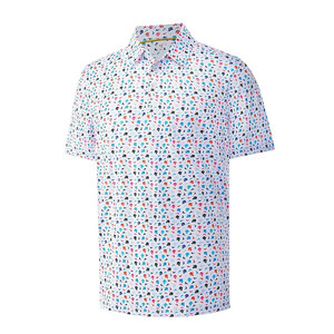 เสื้อโปโลกอล์ฟผู้ชาย ระบายอากาศได้ดี ผ้าสเตรช สไตล์คลาสสิก เสื้อผ้ากีฬา เสื้อโปโลกอล์ฟ - Product Image 1