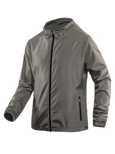 Prix de gros sur mesure enduit col montant coupe-vent veste Streetwear hommes nouveauté 2026 - Product Image 2