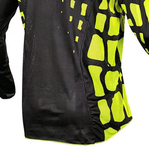 2026 High Quality Custom Made Sublimated Design Your Own Breathable <b>Flame</b>-Retardant Plus Size Racing Motocross Jersey Sportswear - Product Image 4