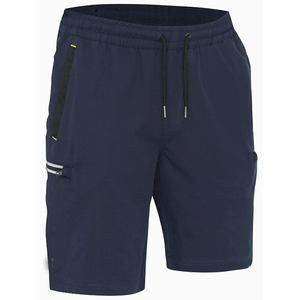 Men's <b>Black</b> Cargo <b>Work</b> Shorts Polyester Breathable Utility <b>Pants</b> with Multiple Pockets for Workwear - Product Image 5