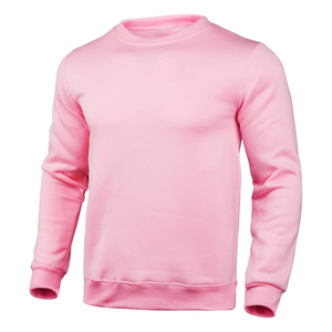 Sweat-shirt à col rond pour homme, pull oversize en molleton de coton, streetwear décontracté, couleur unie, coupe ample, vêtements d'hiver - Product Image 2