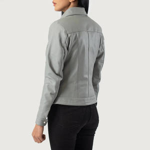 Wholesale Women’s New Fashion Genuine Leather Outerwear Custom High Quality Stylish Jacket <b>for</b> Modern Women - Product Image 3