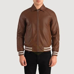 Veste en cuir de qualité supérieure au meilleur prix, veste en cuir sur mesure pour homme, fabriquée au Pakistan - Product Image 4