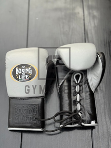 Guantes de Boxeo GYMSTERO No Boxing No Life de Alta Calidad, Cuero Vacuno Genuino, Correa de Muñeca Ajustable con Cierre de Gancho y Bucle, Artes Marciales - Product Image 5