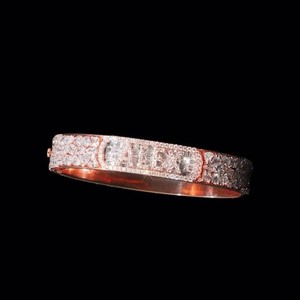 12mm VVS1 Lab Grown <b>Bangle</b> Solid 925 Silver 10K 14K Gold Plated Custom Name Heavy Iced Out <b>Mens</b> Hip Hop Jewelry Factory Supplier - Product Image 1