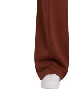 Women Chocolate Brown Wide Leg Sweatpants High Waist Loose Fit Lounge <b>Jogger</b> Pants Casual Streetwear Daily Wear Trousers - Product Image 3