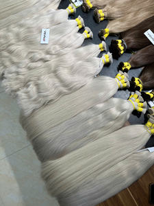 Extensions de cheveux humains vierges vietnamiens # PLA01 # PLA02 # Prix d'usine 60 - Cheveux extra longs de 18 à 40 pouces, super double drawn - Product Image 3