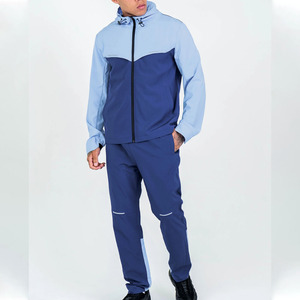 Custom 2026 Printed Outdoor Waterproof Windbreaker <b>Tracksuit</b> Plus Size Breathable Training Wear for Winter Running Solid Pattern - Product Image 1