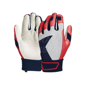 Gants de frappe de baseball haute performance personnalisés, antidérapants, en cuir de mouton, pour entraînement professionnel - Product Image 1