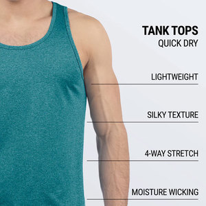 Débardeurs de sport pour hommes, personnalisés, unis, légers, coupe classique, confortables, pour l'entraînement et la course, vêtements d'été, meilleures ventes - Product Image 3