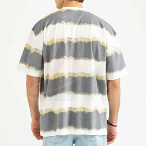 Camiseta Oversize Tie Dye para Hombre, Personalizada, de Algodón, Estilo Urbano, a la Moda, Informal - Product Image 5